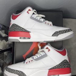 Air Jordan 3 Fire Red Size 9.5