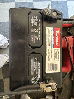 Barely used size 34 DURALAST CAR BATTERY