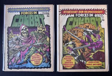 Forces in Combat #16 & #29 1980 Rom Space Knight, Machine Man Marvel Comics UK