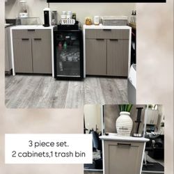 Cabinet and Trash