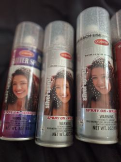 Goodmark temporary glitter hairsprays