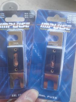 100amp & 200amp fuses for car audio. I have several. Asking $3 each fuse.