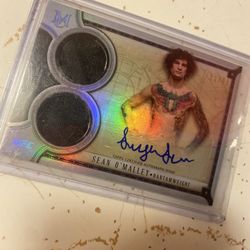 Sean O’Malley Topps Rookie Card Signed Fight Worn 