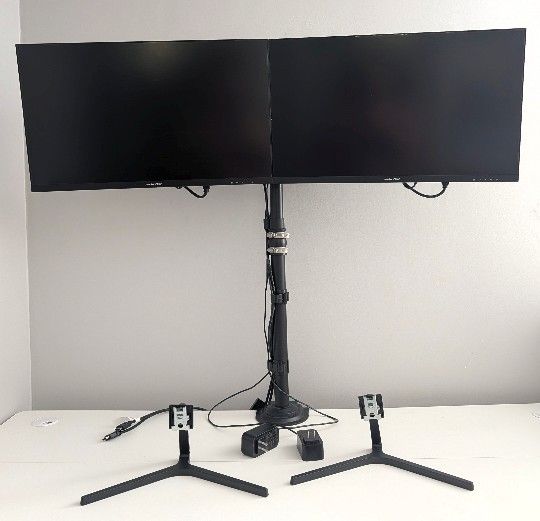 Packard Bell 2 Monitors + Arms