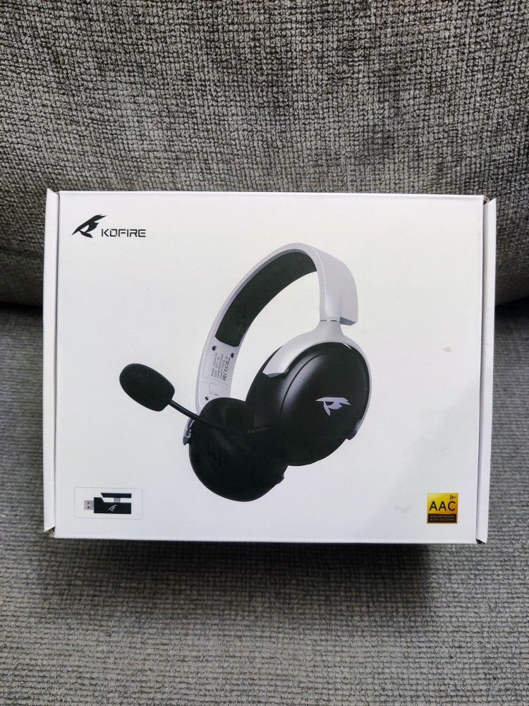 Wireless Gaming Headset, USB Bluetooth Gaming Headphones For All Gaming Platforms PlayStation Xbox