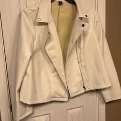 White Leather Jacket