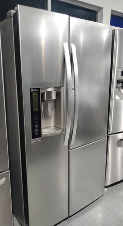 LG Side By Side Stainless Steel Refrigerator Fridge
