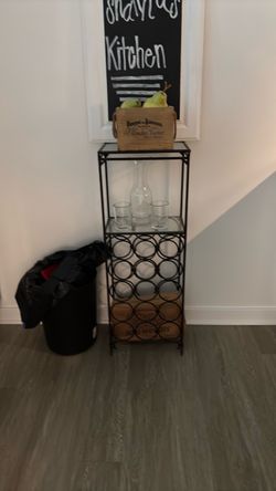 Miniature wine rack