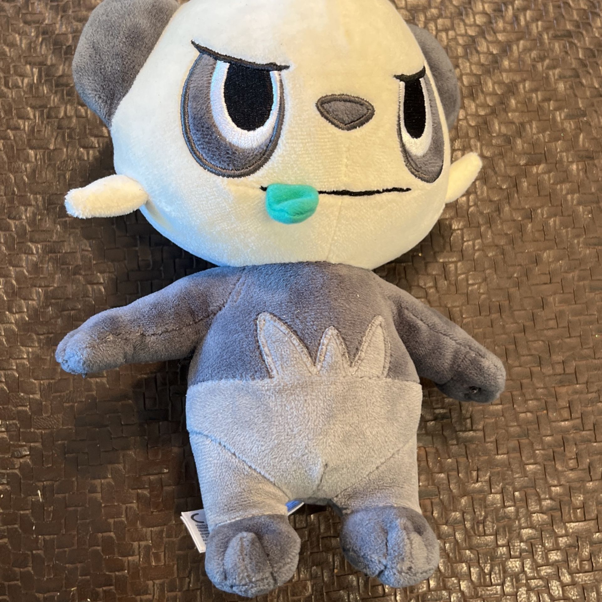 Tomy Pokemon PANCHAM Panda Bear Plush Stuffed Toy 8" Tomy