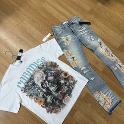 New Stacked Jeans New Shirt 