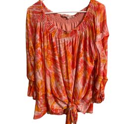 Willow Drive Women’s Colorful Blouse, Size Xl