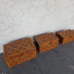 Rattan and Cane Chest with Metal Hardware