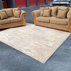 Couch and Loveseat Set 