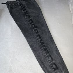 ALEXANDER WANG TRACK DENIM PANTS