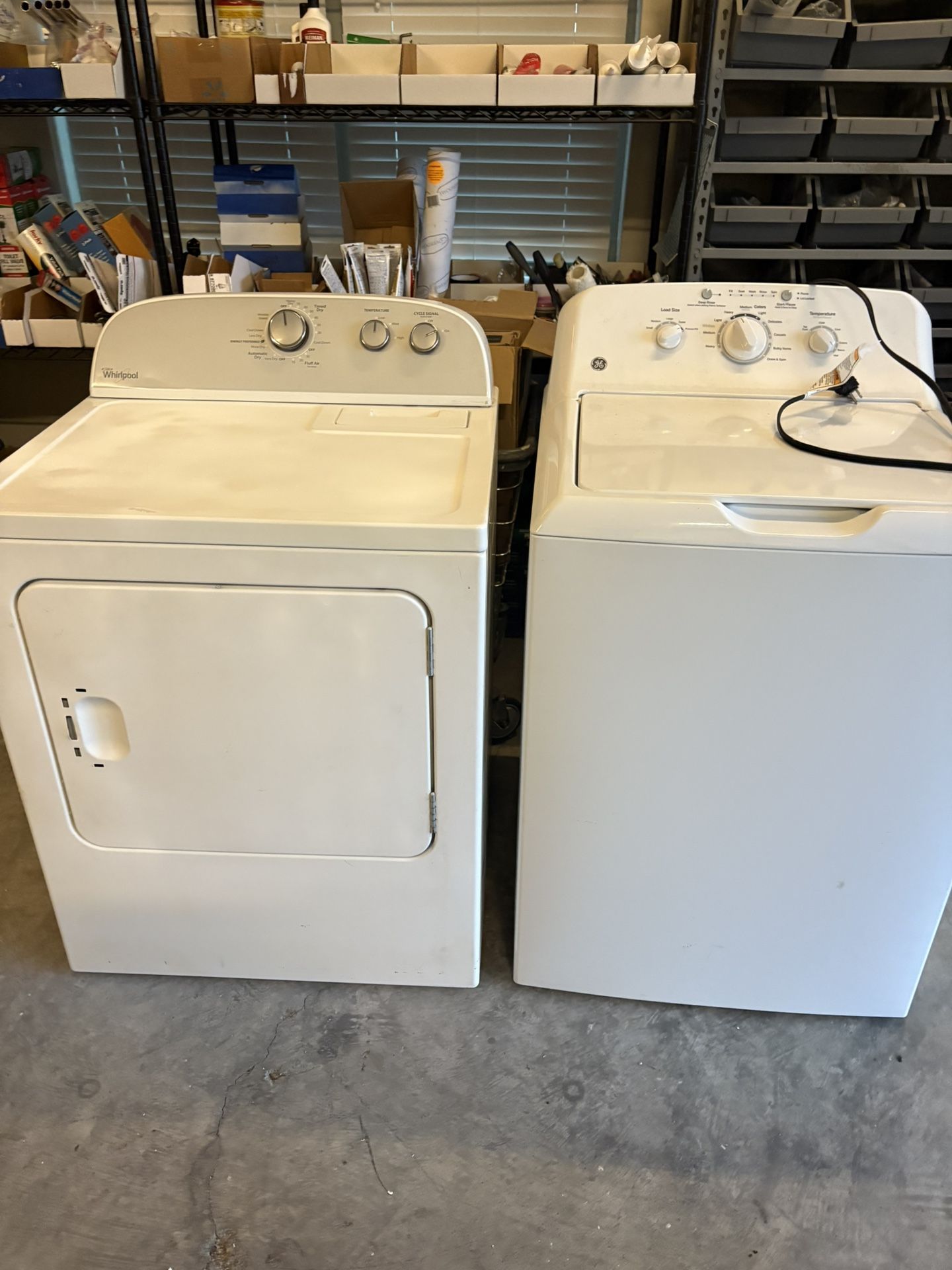 Washer And Dryer