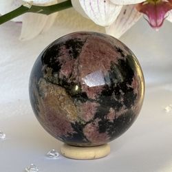 Pink Rhodonite Sphere