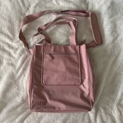 BEIS The North To South Tote Atlas Pink Work Travel Bag Purse carry on Crossbody Strap
