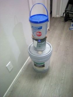 Used Paint and Joint Compound Buckets
