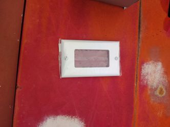 White Decora Wall Plate Cover