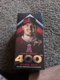 Mike trout 400 home run bobblehead