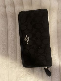 black coach wallet
