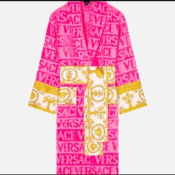PINK VERSACE ROBE 