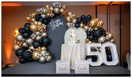 Summer Birthday Party Balloons