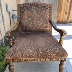 Antique Wide Chair 