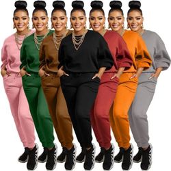 Women's Candy Colored Jogging Set 