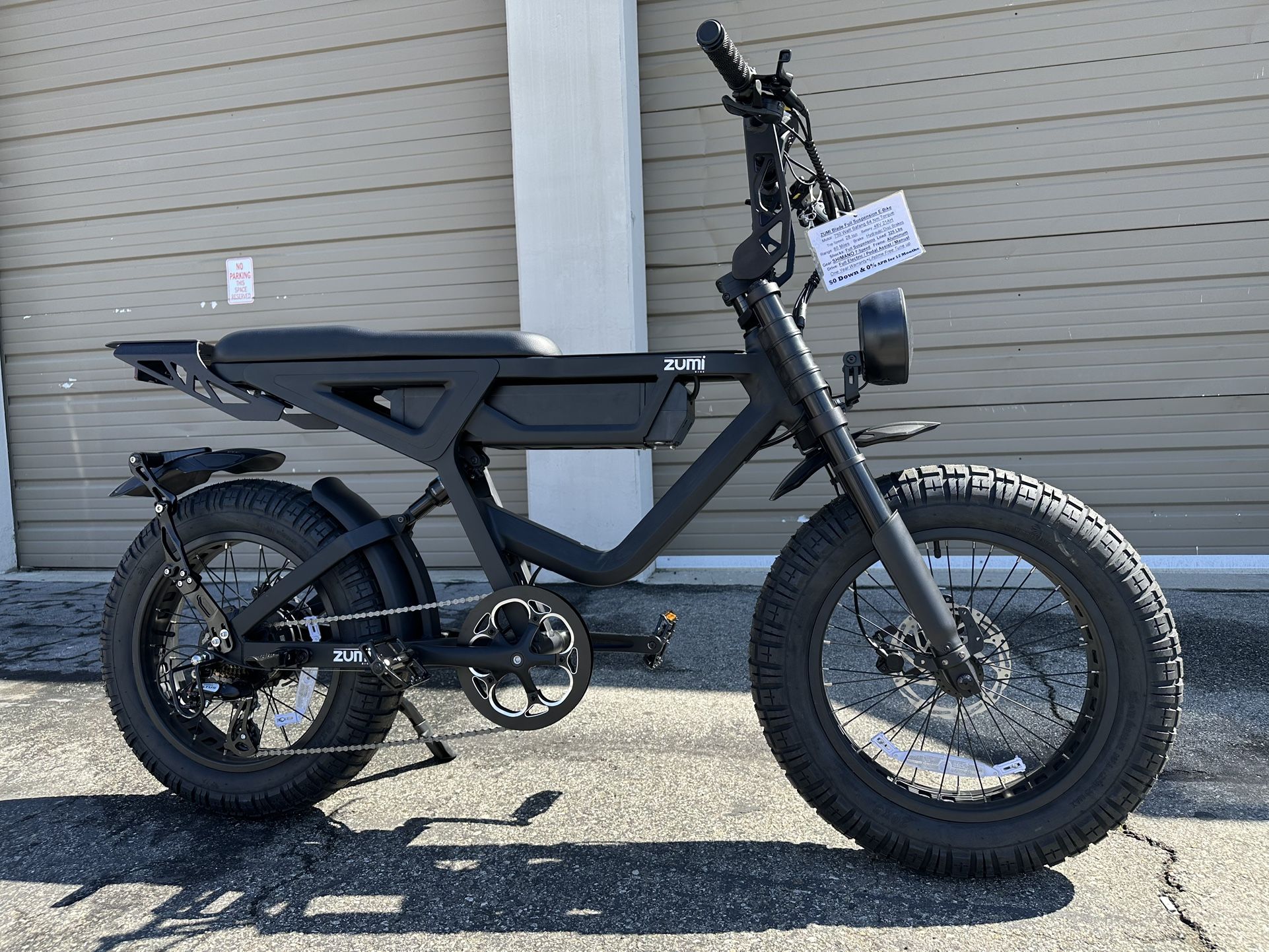 ZUMI Blade 750 Watts Bafang Motor Full Suspension Electric Bike