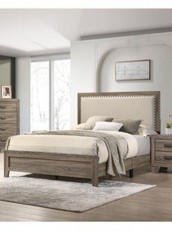KING BED FRAME NO MATTRESS