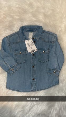 H& M denim shirt