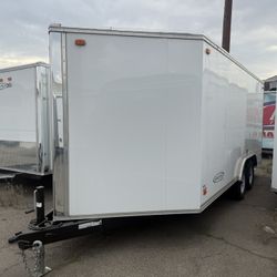 2025 Carson Trailer V-Nose Racer Cargo 8.5’ X 16’ 7K GVWR 
