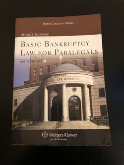Basic Bankruptcy Law for Paralegals