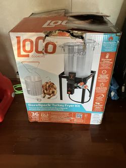 Loco turkey fryer kit 36qt $85