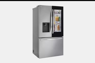 LG LRFOC2606S 26 cu. ft. Smart InstaView Counter-Depth French Door Refrigerator