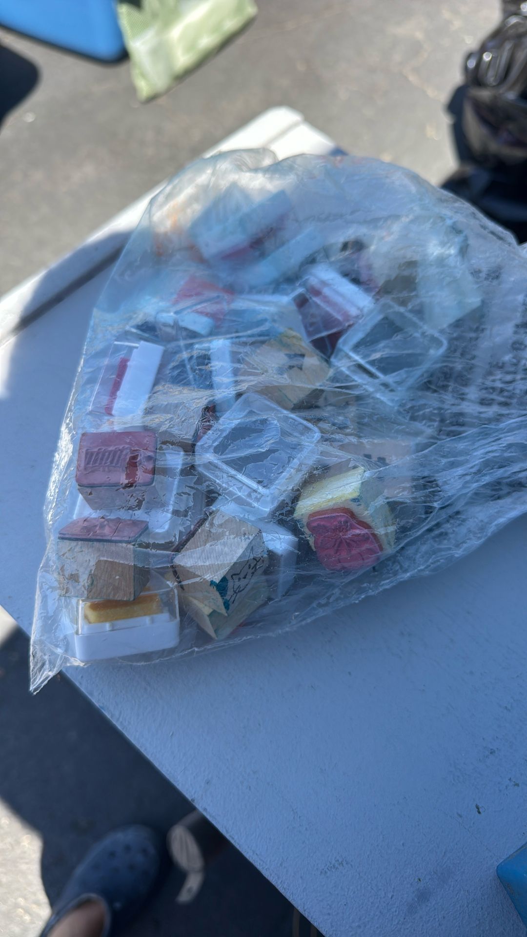 Bag Of Stamps And Ink
