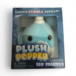 Icy Friends Plush Poppers Nawa The Narwhale (Narwhal) 4” 4+Plush Stuffed Animals