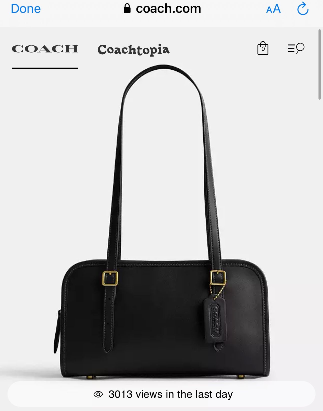 Coach Swing Zip Coach Handbag 