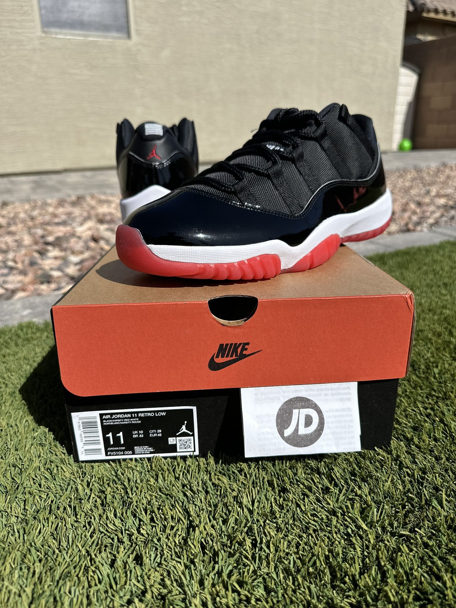Nike Air Jordan 11 Retro Low Bred (2025) NEW/RECEIPT SIZE: 11 $230 FIRM ONLY!