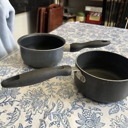 Two 1Qt saucepans $4 each 