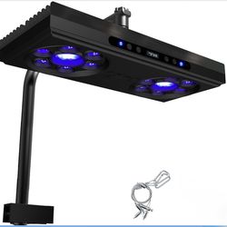 Smatfarm Aquasun 140W LED Aquarium Light Full Spectrum for Fish Tank Missing Remote