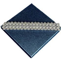 NEW!!! Gorgeous Strip of Silver & Rhinestone 