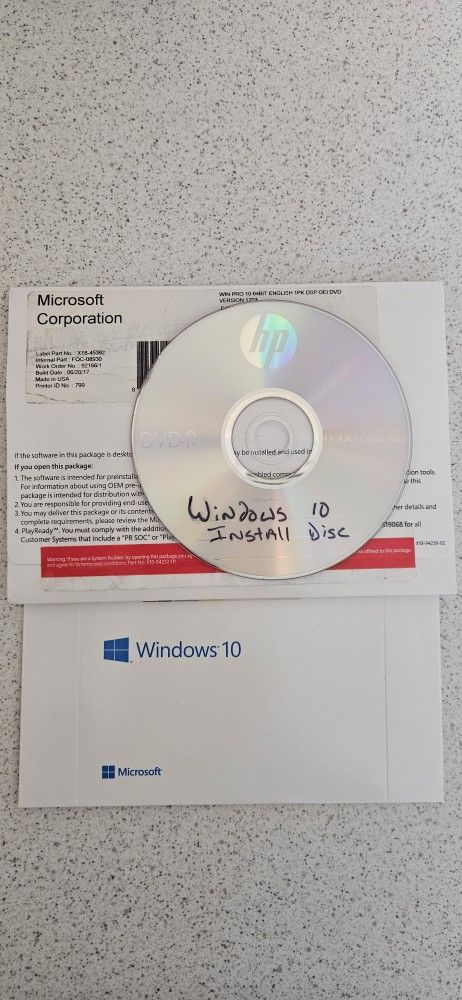 Windows 10 Pro 64bit