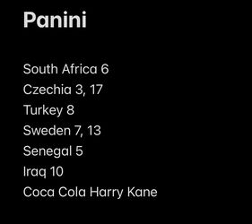 Panini sticker buying