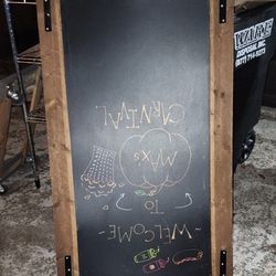 Chalkboard OUTSIDE CURB