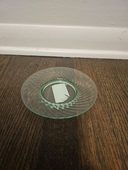 Real uranium glass plate