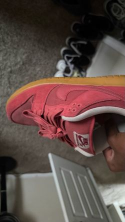 Nike SB Dunk Low Red Suede Gum Sole
