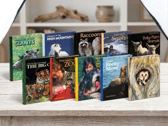 Nice bundle of 10+ vintage National Geographic "Books for Young Explorers" hardcover books!