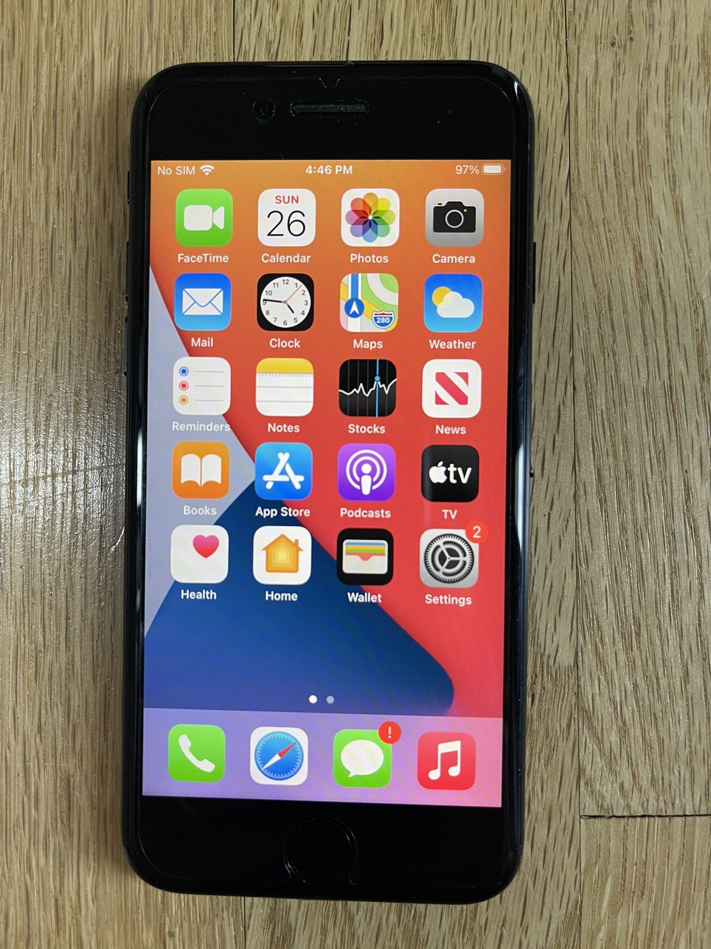 iPhone 7 256GB UNLOCKED 92% Battery Health Matte Black